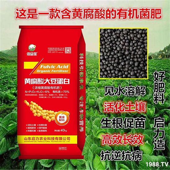 濃縮黃腐酸有機肥-黃腐酸大豆蛋白-啟力農業(yè)