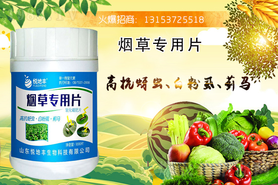 煙草專用片能治什么病害？煙草專用片有什么特點？