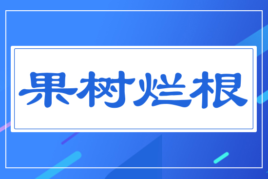 果樹爛根