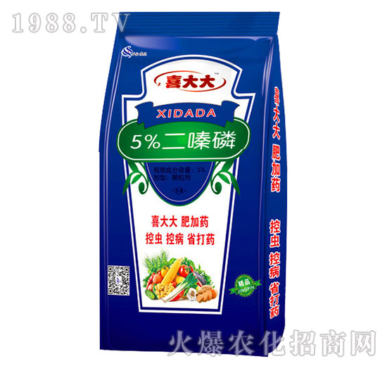 大田型藥肥-5%二嗪磷-天潤(rùn)三禾