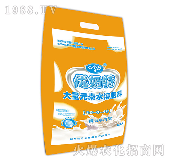 優(yōu)奶特大量元素水溶肥料10-0-40-農(nóng)達生化