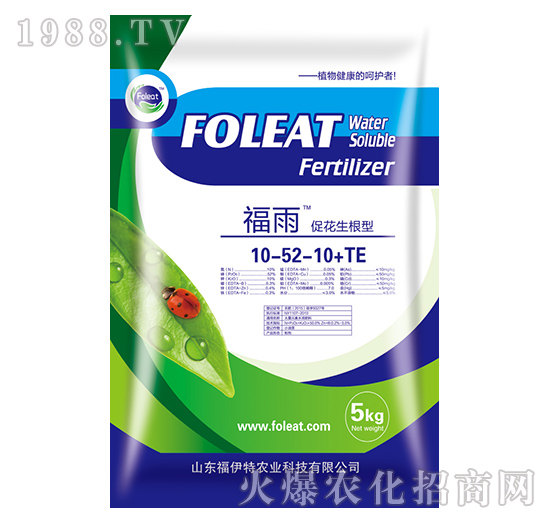 促花生根型大量元素水溶肥10-52-10+TE-福雨-福伊特