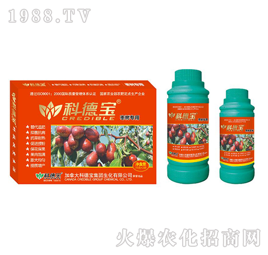 棗樹專用營養(yǎng)增產(chǎn)調(diào)理劑-科德寶