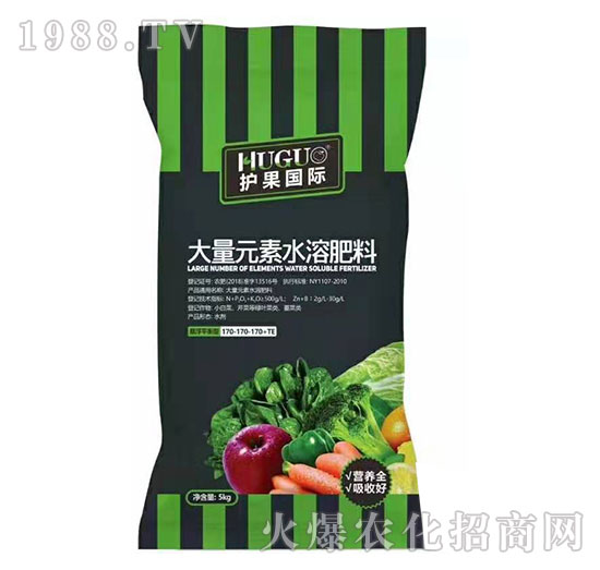平衡型大量元素水溶肥料（袋）-護果國際