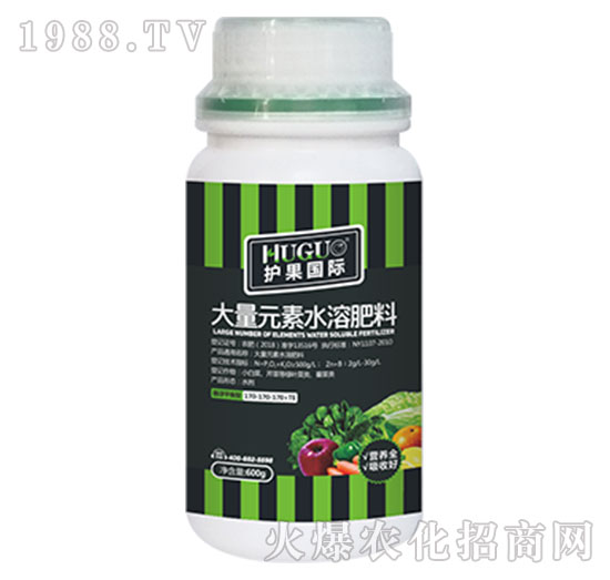平衡型大量元素水溶肥料（瓶）-護果國際