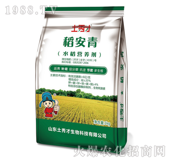 水稻營養(yǎng)水劑-稻安青-土秀才