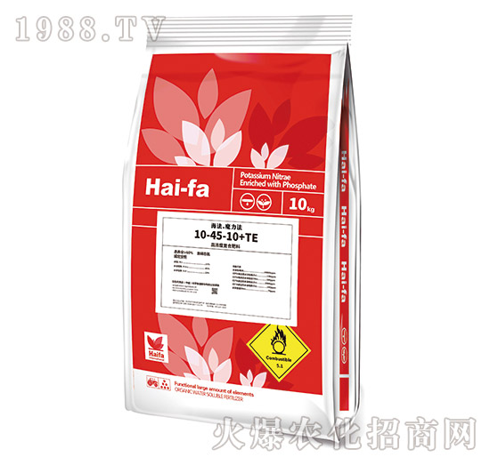 高濃縮復(fù)合肥料10-45-10+TE-海法·魔力法-美巴夫