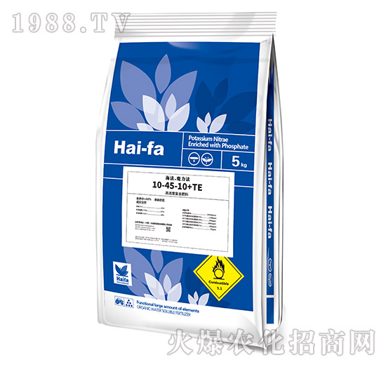 高濃縮復合肥料10-45-10+TE-海法·魔力法（5kg）-美巴夫