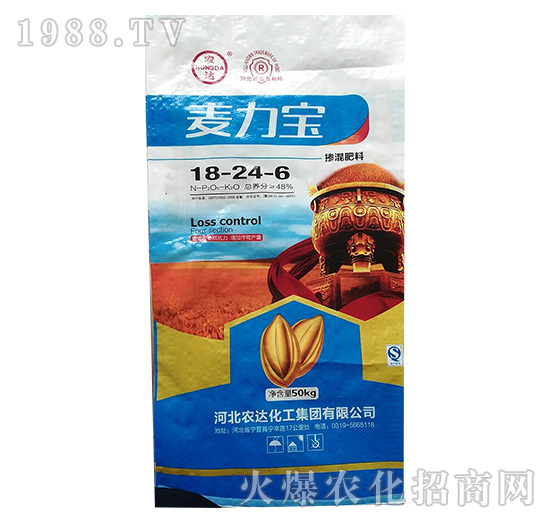 摻混肥料18-24-6-麥力寶-農(nóng)達(dá)化工