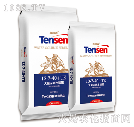 大量元素水溶肥料13-7-40+TE-鑫騰森-騰森肥業(yè)