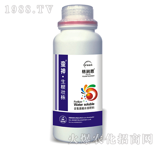 含腐植酸水溶肥料-蠻神·生根壯株-格潤恩