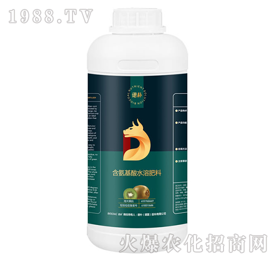 獼猴桃專(zhuān)配含氨基酸水溶肥料-德樸
