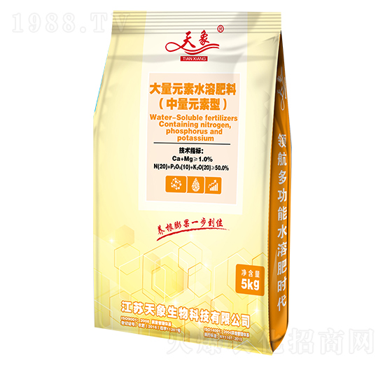 大量元素水溶肥料-中量元素高鉀型-天象生物