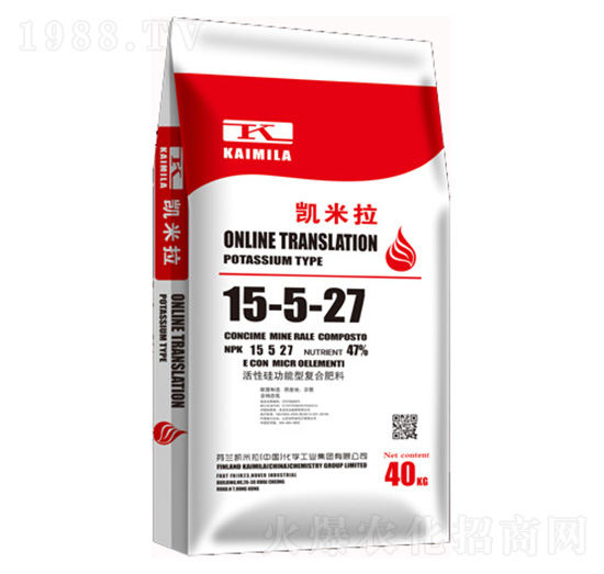 活性硅功能型復(fù)合肥15-5-27-凱米拉