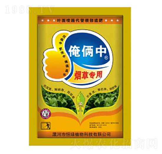 煙草專(zhuān)用-俺倆中-恒綠植物