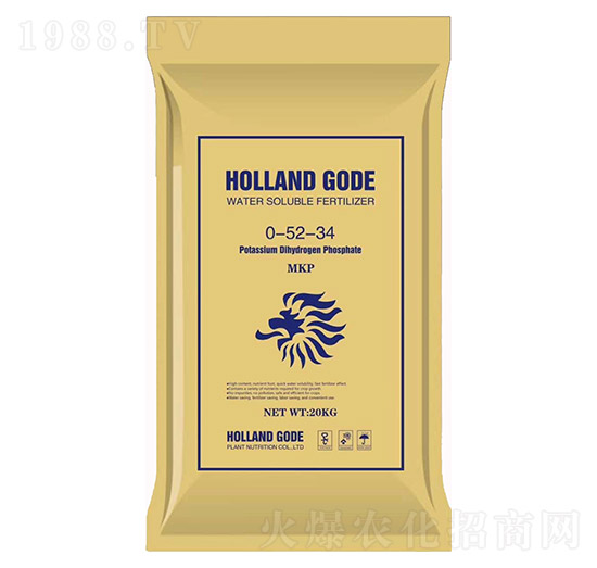 大量元素水溶肥料0-52-34-德姆沙