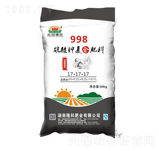硫酸鉀復(fù)合肥料17-17-17-田園穗旺-隆科肥業(yè)
