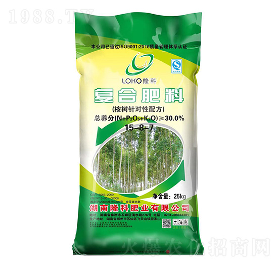復(fù)合肥料15-8-7-桉樹肥-隆科肥業(yè)