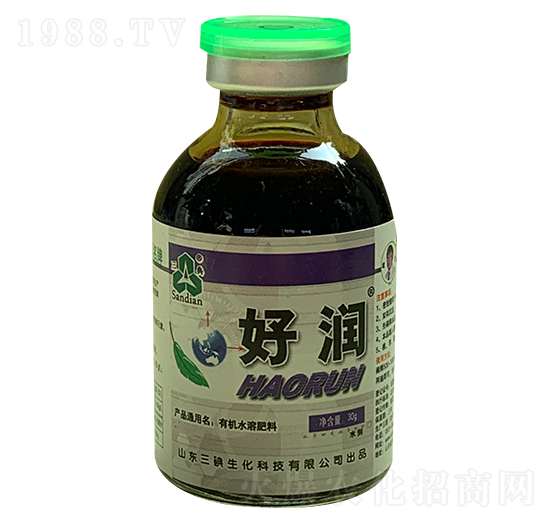 30g有機(jī)水溶肥料-好潤(rùn)-三碘生化