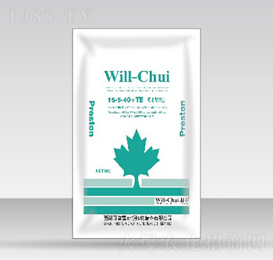 大量元素水溶肥料15-5-40+TE-必翠-普雷斯頓