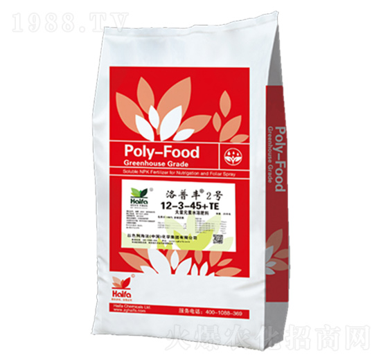 大量元素水溶肥料12-3-45+TE-洛普豐2號-海法