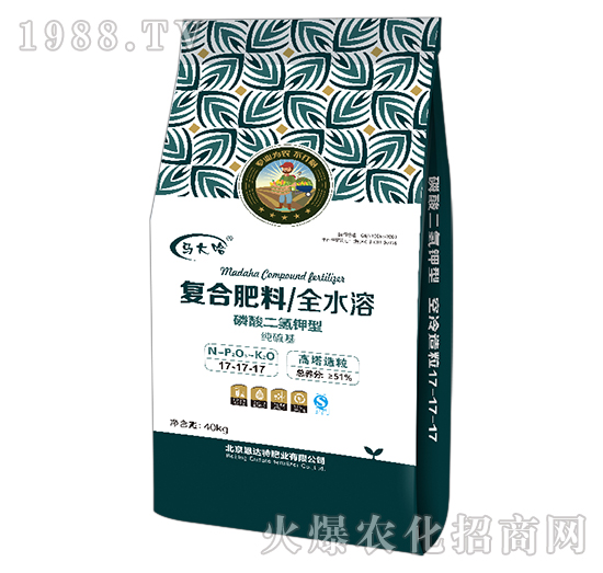 純硫基磷酸二氫鉀型復(fù)合肥料17-17-17-馬大哈