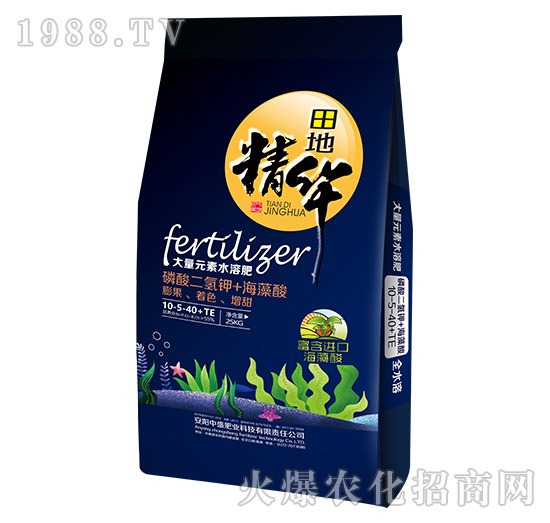 大量元素水溶肥10-5-40+TE-田地精華-農富天下