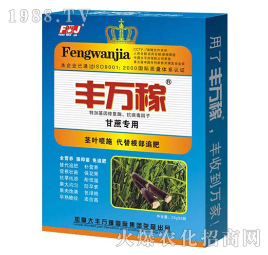 甘蔗專用肥-抗病增粗提糖增粗營(yíng)養(yǎng)液-豐萬稼