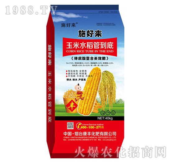 玉米水稻管到底-施好來-康豐化肥