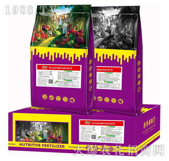 大量元素水溶肥12-6-40+MgO+CaO+Si+TE-中化美盛
