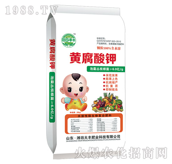 黃腐酸鉀沖施肥-田園季豐-大豐肥業(yè)