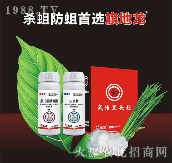 10%順勢(shì)氯氰菊酯+240克每升蟲螨腈-旗地龍-旗之星