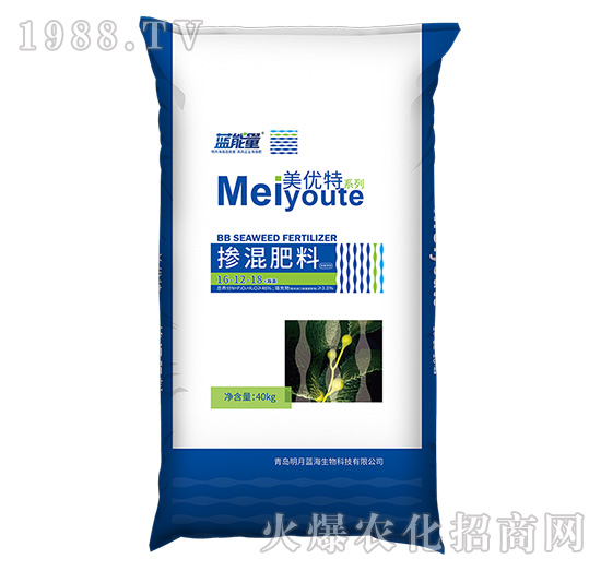 摻混肥料16-12-18+海藻-美優(yōu)特-藍(lán)能量