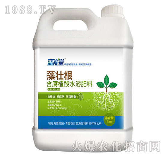 含腐植酸水溶肥料-藻壯根-藍能量