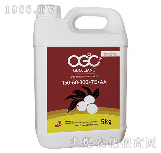 大量元素水溶肥料150-60-300+TE+AA-OGC·果靚-陽(yáng)光綠健