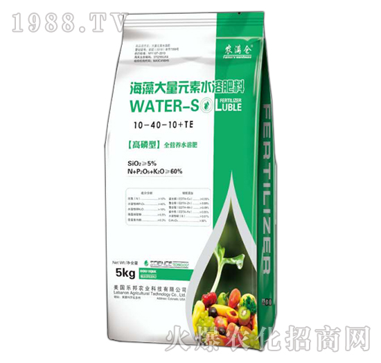 高磷型海藻大量元素水溶肥10-40-10+TE-農(nóng)滿倉-宸田農(nóng)業(yè)
