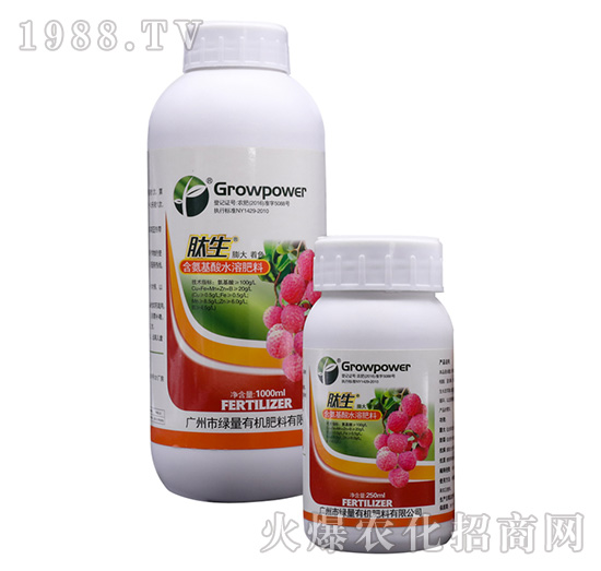 含氨基酸水溶肥料-肽生-綠量