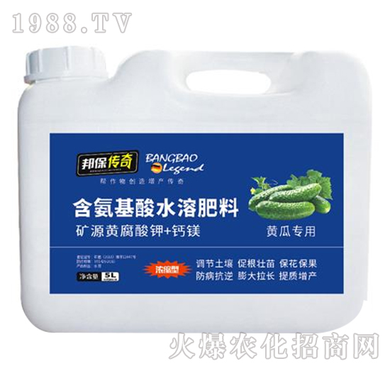 黃瓜專用氨基酸水溶肥料-邦保傳奇-邦保肥業(yè)