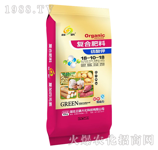 硫酸鉀復(fù)合肥料18-10-18-云磷大化