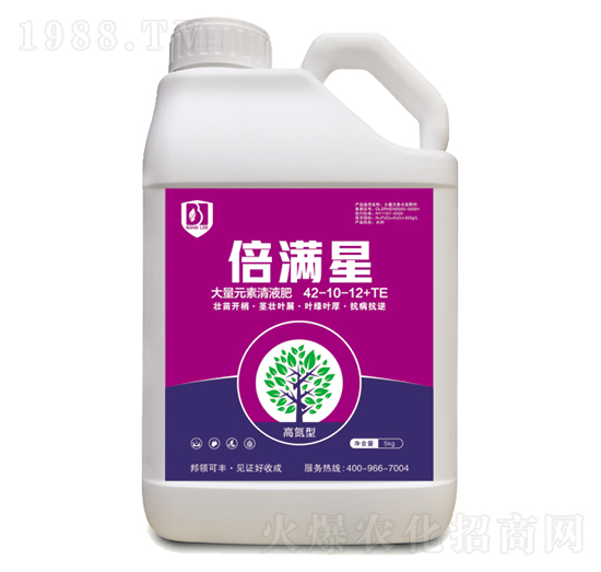 高氮型大量元素清液肥42-10-12+TE-倍滿星-邦領農業(yè)