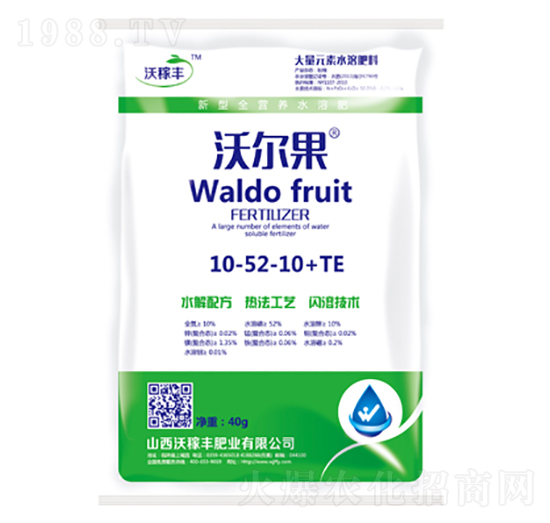 大量元素水溶肥料10-52-10+TE-沃爾果-沃稼豐肥業(yè)