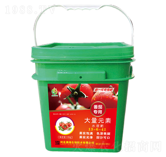 番茄專用大量元素水溶肥13-6-41-奧綠生物
