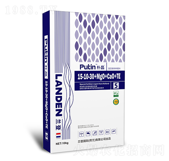 園藝級專用肥15-10-30+MgO+CaO+TE-樸晶®5號-中科三農(nóng)