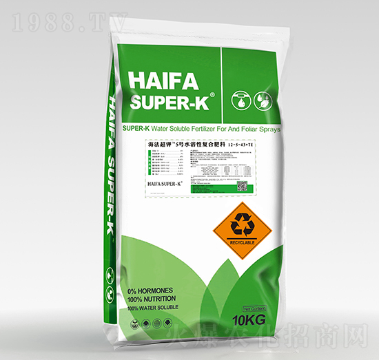 水溶性復合肥料12-5-43+TE-海法超鉀5號-中科三農(nóng)