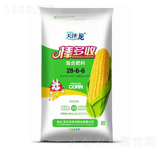 加硼加鋅復合肥料28-6-6-棒多收-天澤龍