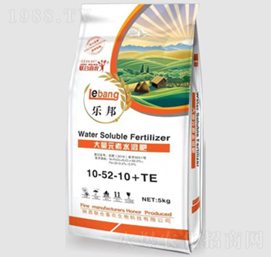 大量元素水溶肥料10-52-10+TE-樂邦-聯(lián)合喜農(nóng)