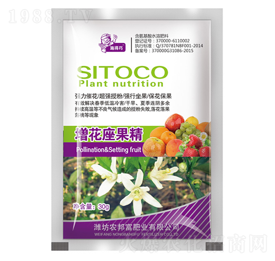 含氨基酸水溶肥-增花座果精-農(nóng)邦富