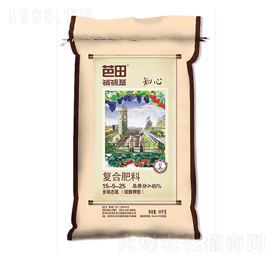 硫酸鉀型復(fù)合肥料15-5-25-芭田·知心-農(nóng)之友