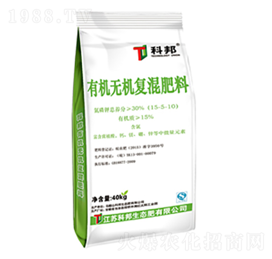 有機(jī)無機(jī)復(fù)混肥料15-5-10-紅太陽-科邦
