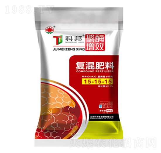 40kg復混肥料15-15-15-聚酶增效-科邦